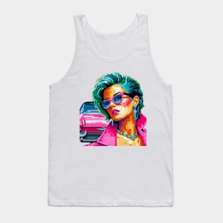 Pop Art, Pink Diamond | Catsie Cat Tank Top